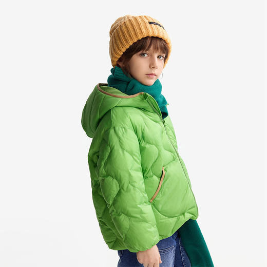 【秒】【MQD】【设计师系列】童装儿童羽绒服连帽冬季新款男女童厚外套 商品图1