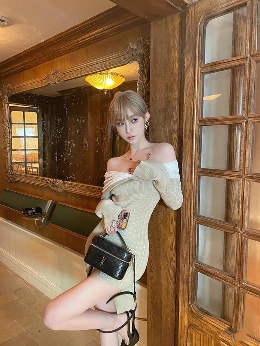 圣罗兰 黑羊皮/金 最新爆款mini 羊皮革肩带手拿包化妆包（LZ） 商品图9