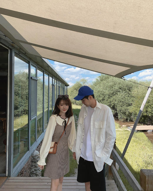 金蘑菇菇【纽约艺术馆】设计感复古棋盘格针织背心马甲女 商品图11