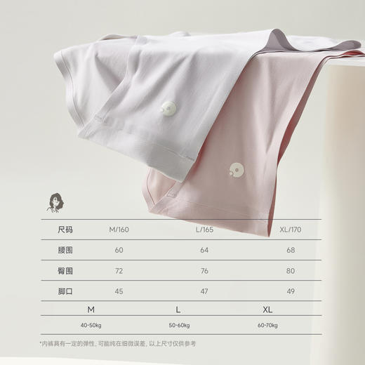 Q21莫代尔桑蚕丝女士中腰三角裤3条装(48小时) 商品图4