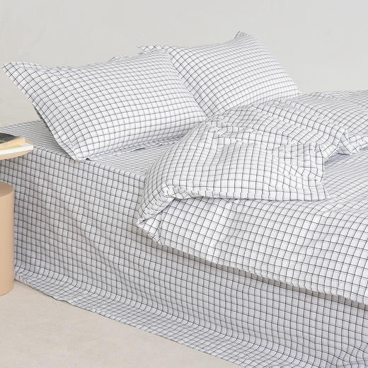 80S长绒棉贡缎印花四件套（黑白格调） 商品图2