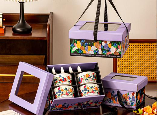 【抗菌釉瓷礼盒套装】送礼家用套装礼盒，健康无铅高温瓷｜暖心微笑碗&铃兰花语勺✨让每一餐都充满仪式感！ 商品图14