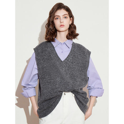 初语纯棉翻领衬衫女绣花上衣休闲通勤百搭打底衬衣 商品图2