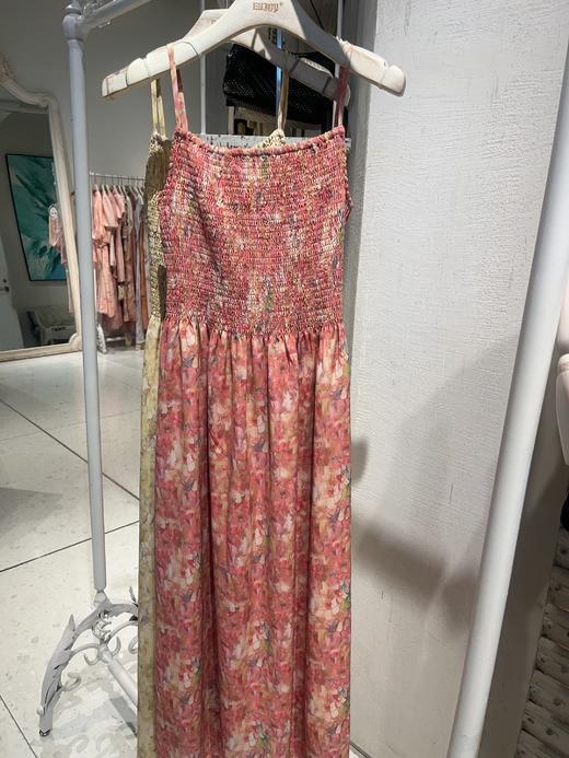 【门店同款】ENJOY夏季“悠然之境”油画打揽长裙 163743141 商品图0