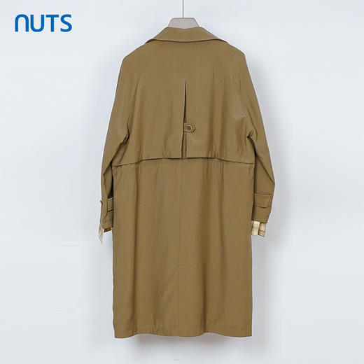 NUTS商场同款春秋款韩版简约休闲气质宽松显瘦风衣外套女334041338 商品图3