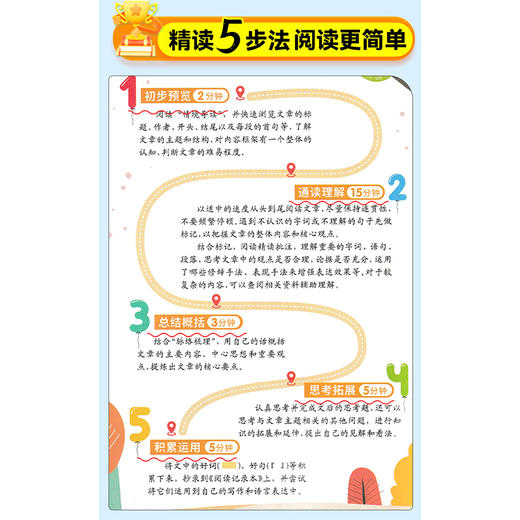 2025秋季阳光同学精读半小时小学生一二三四五六年级上册语文情景导读同步阅读练习册半小时 商品图3