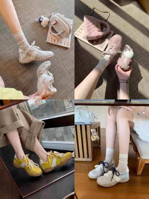 ROAADN内增高系带运动厚底德训老爹鞋Y581 商品图0