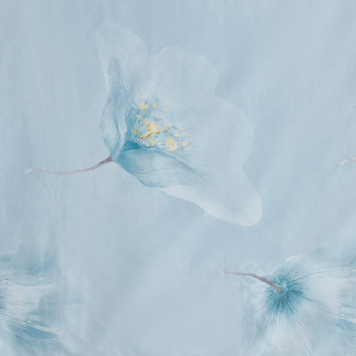 罗莱T 浮生墨香全棉斜纹四件套 蓝色 200×230cm 商品图4