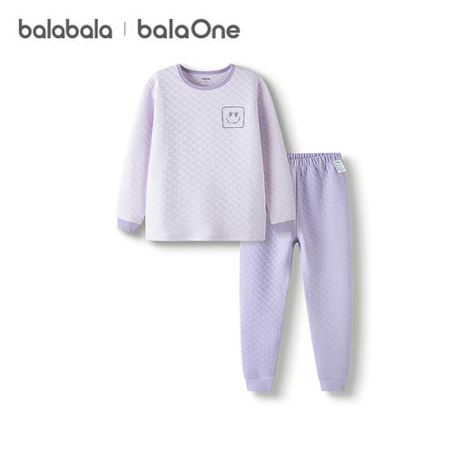 巴拉巴拉balaOne女童内衣套装儿童2件套新款童装2025秋冬夹棉保暖 商品图4