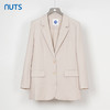 NUTS商场同款春秋季纯色简约通勤气质宽松显瘦西装外套女334041335 商品缩略图0