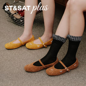 星期六甜美风精致蝴蝶结毛绒玛丽珍SSD3111001