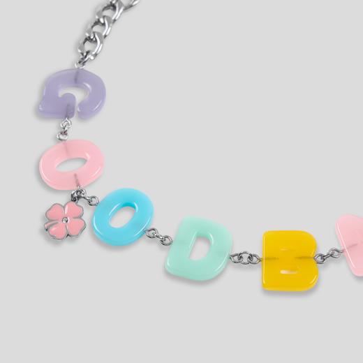 GOODBAI GOODEES 五彩logo多元素挂坠项链 商品图3