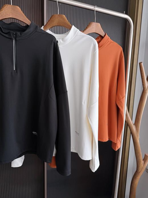 点此购买 迪桑特春秋季男士半拉链长袖速干T恤 bk 327082 商品图10