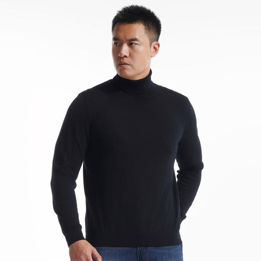 【龙牙上新】龙牙隐之云榕美丽诺羊毛全高领毛衣 商品图1