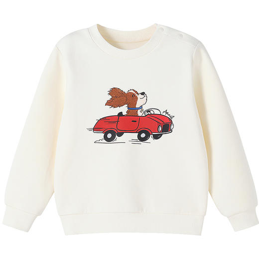 【实体店同款】男童圆领长袖卫衣秋季新款安奈儿童装XB531176 商品图6