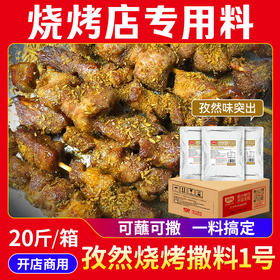 【新品尝鲜】孜然烧烤撒料1号/2号，1kg*2袋