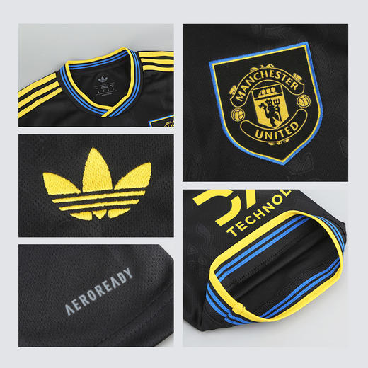 小李子:阿迪达斯25-26赛季曼联球迷版第二客场短袖比赛球衣KD4225 商品图3