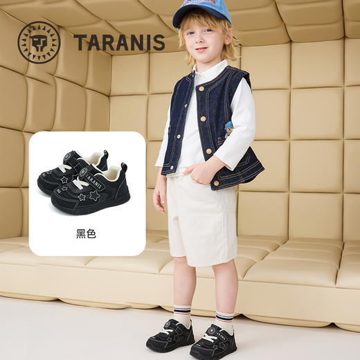 泰兰尼斯265学步鞋秋季新款婴幼儿童男宝宝机能鞋透气软底女童鞋 T01T5C6549 商品图1