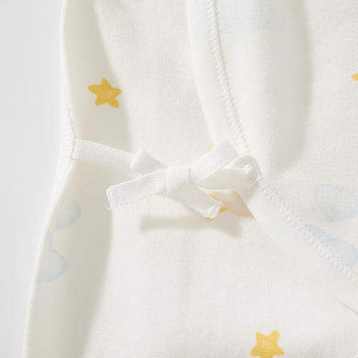 怡比小天鹅之家长袖系带哈衣HY25AUN018白黄色调52#-66# 商品图8