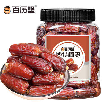百历坚 沙特椰枣500g罐装 迪拜沙特干果 特产果干 健康休闲零食年货送礼 /休闲食品 /蜜饯果干 /枣 商品图3