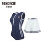 2F【Fandecie芬狄诗】时尚撞色圆领女士连体泳衣两件套FS00146 商品缩略图1