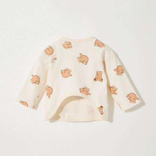 怡比陪伴小熊长袖系带上衣2件入HY25AUN080咖色调52#-59# 商品图9