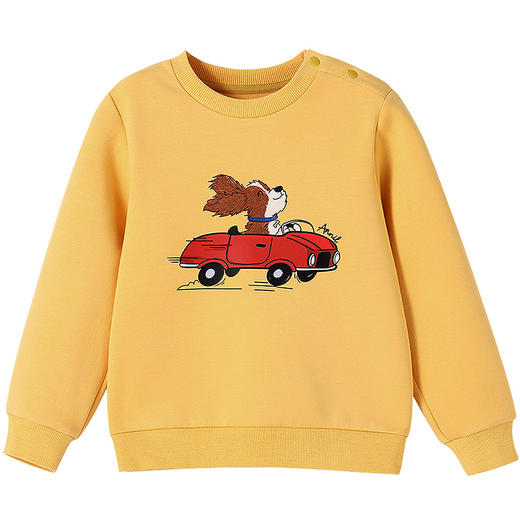 【实体店同款】男童圆领长袖卫衣秋季新款安奈儿童装XB531176 商品图5