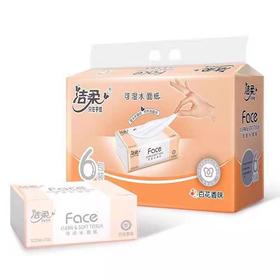 洁柔百花香味抽纸6连包120抽   6包/提