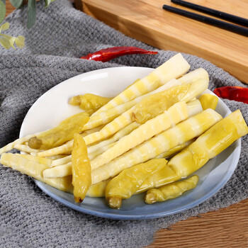 素味居 泡椒笋尖500g 泡椒竹笋脆笋笋尖网红酸笋零食小吃手剥笋开袋即食 /休闲食品 /豆干/素食零食 /卤味蔬菜零食 商品图0