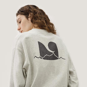 714street美式复古印花长袖上衣 2025秋季国潮纯棉宽松情侣T恤男