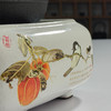 微哲明丨柿柿如意 窑变陶瓷 茶道电陶炉 1000W 宝蓝圆型/白色方型 不含壶 商品缩略图8