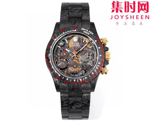 劳力士 TWF迪通拿计时 改装迪通拿碳纤维 男士腕表 以对蒸汽朋克和黑金时代的热爱为灵感 商品图0