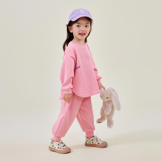 【新品上架】嘟嘟家女童套装秋季宝宝卫衣裤子两件套女宝衣服秋款休闲儿童童装 商品图1