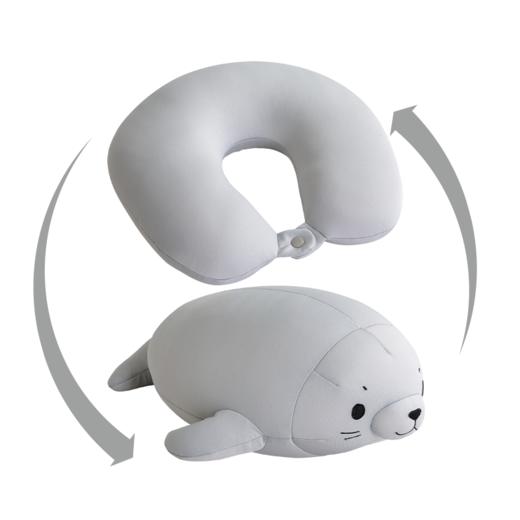 罗莱T 海豹变形U形枕X 灰色 商品图7