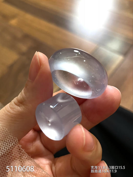 玻璃种木那扳指➕路路通套装【5110608】圈口15.5~具体价格微信咨询 商品图2