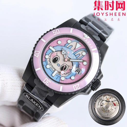 ROLEX 劳力士 Labubu 拉布布联名水鬼 全黑水鬼黑武士 BLAKEN联名“拉布布”发行 3135机 颜值与实力并存的水鬼，男生女士戴都超有格调！ 商品图2