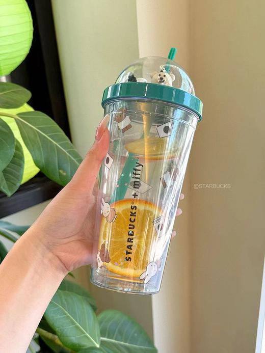 D081459可爱米菲熊550毫升大容量吸管杯 商品图10