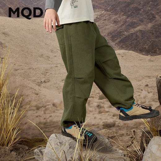 【MQD】【伞兵裤】男大童秋季新品户外露营运动休闲裤 商品图1
