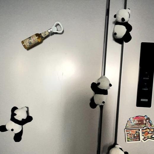 可爱创意熊猫冰箱留言磁贴纪念礼物吸铁石款式冰箱贴熊猫冰箱贴 商品图5