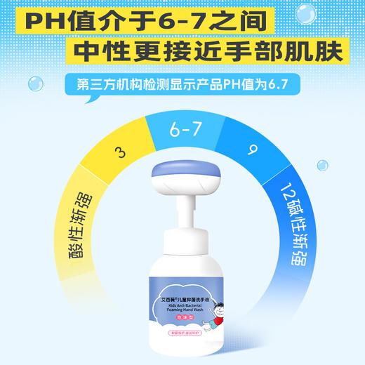 【多妈团购 艾芭薇儿童抑菌洗手液2瓶】一按就是一朵花，让娃爱上洗手，抑菌率达99.9%以上，一冲就干净，香香的，温和又不伤手（预售5天发）-杭州仓 商品图4