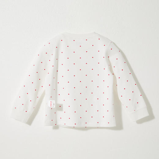 怡比HIBE爱心宝贝长袖圆领套装HY25AUN033白红色调80#-130# 商品图9