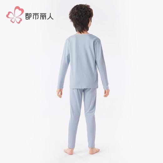 都市丽人男童女童可穿棉质儿童保暖衣长袖长裤保暖衣套装JWH1A4 商品图9