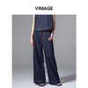 VIMAGE纬漫纪经典牛仔阔腿裤V2405103 商品缩略图2