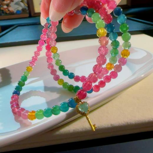 5mm多圈彩虹碧玺手串 商品图7