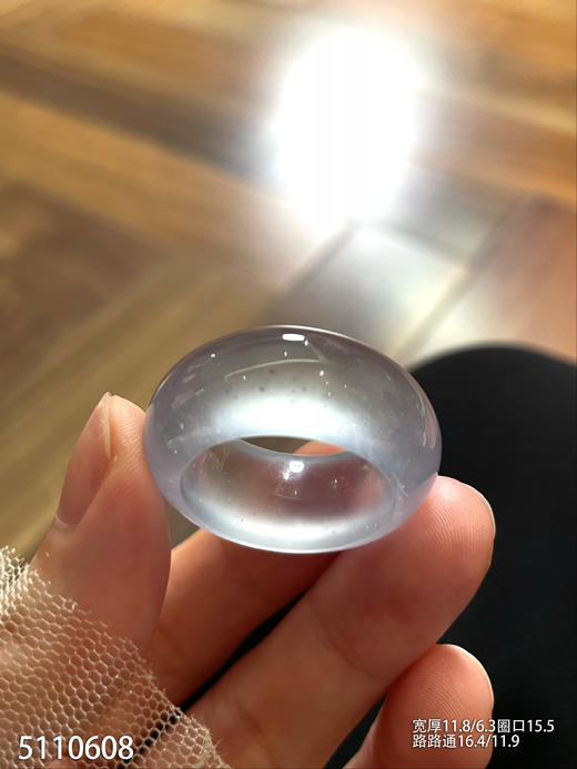 玻璃种木那扳指➕路路通套装【5110608】圈口15.5~具体价格微信咨询 商品图8