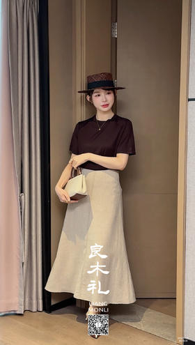 简约——真丝圆领背心