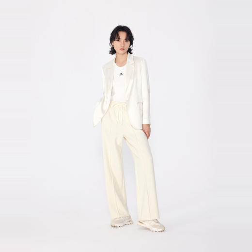 NEELLY纳俪商场同款秋季新款醋纤气质简约通勤高级感西装外套女N25084W04602 商品图2