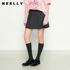 NEELLY纳俪商场同款秋季新款经典学院风百褶裙女百搭减龄显瘦短裙N25084E04407 商品缩略图0