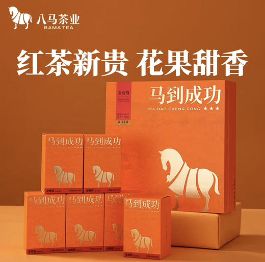 八马茶业·马到成功·金骏眉198g礼盒装（4g*48包） 商品图0
