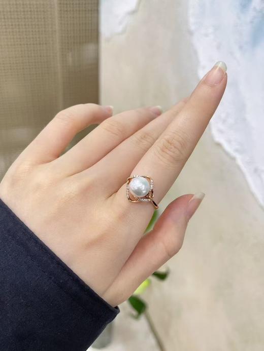 8-85mm akoya珍珠戒指 商品图1